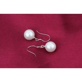 earrings melany white pearls